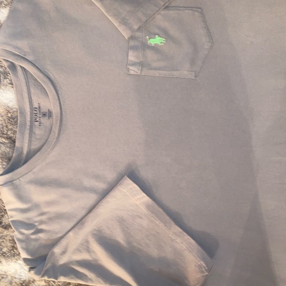 Grey Polo by Ralph Lauren crew neck T-shirt - Picture 2 of 3